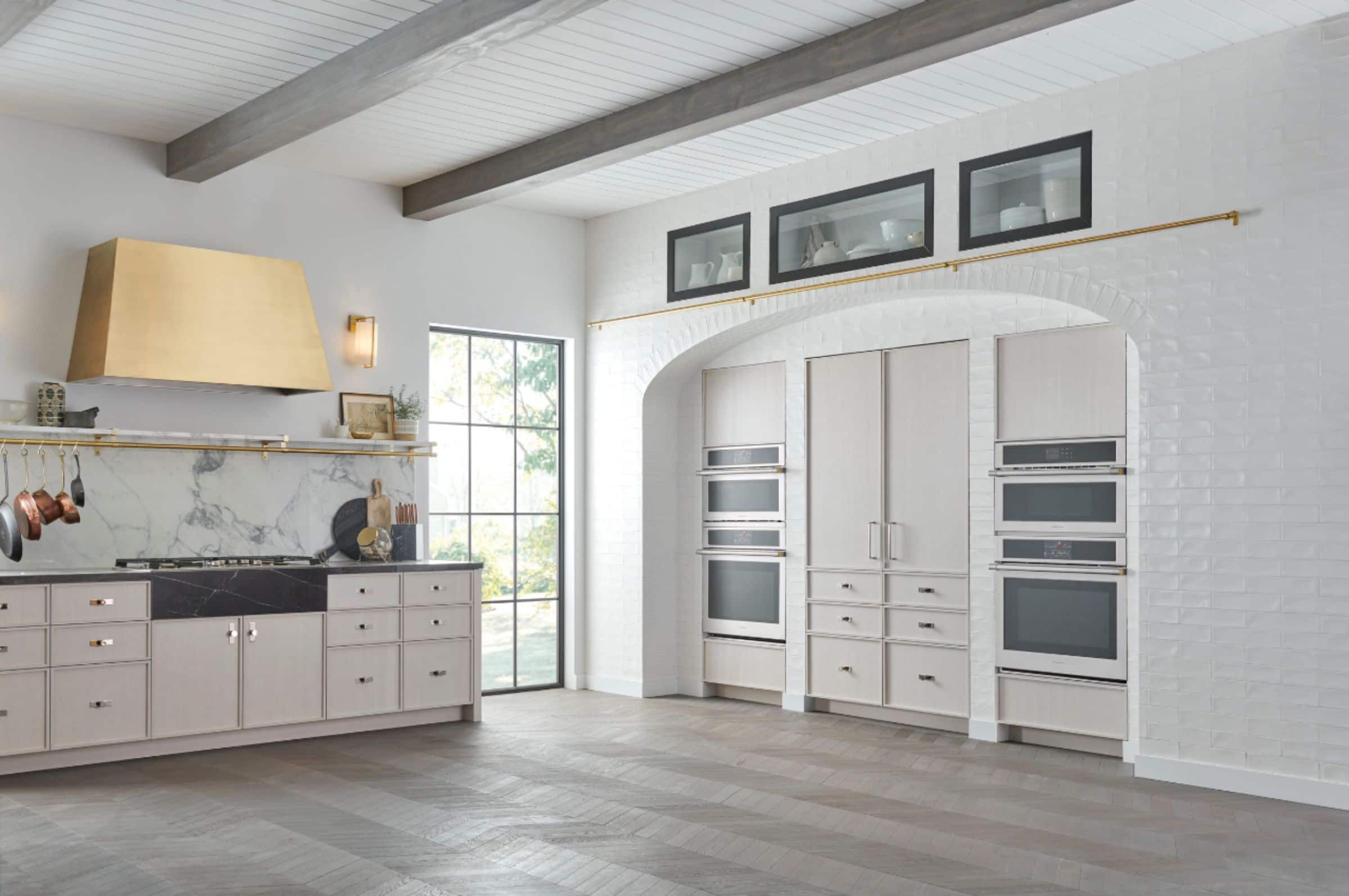 Alt View 23. Monogram - 36" Built-In Gas Cooktop with 5 burners - Stainless Steel.