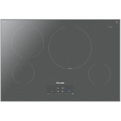 Thermador - Masterpiece Series 30" Built-In Electric Induction Cooktop with 4 elements, Frameless - Slate Gray - Front_Zoom
