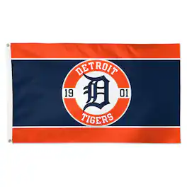 WinCraft - Detroit Tigers 3' x 5' Applique Flag - Multicolor