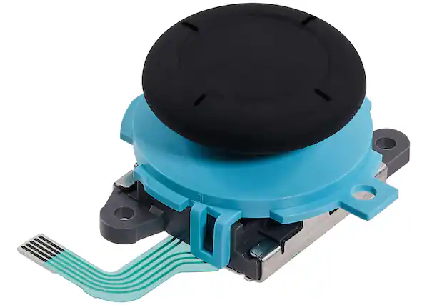 Front. MobileSentrix - 3D Analog Joystick Cap Thumbstick Replacement Compatible For Nintendo Switch 2 Joy Con Controller - Blue - Blue.