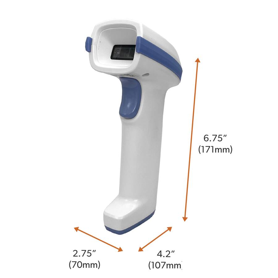 Ambir Technology Inc AMBIR BR112 Healthcare Barcode Scanner – USB ...