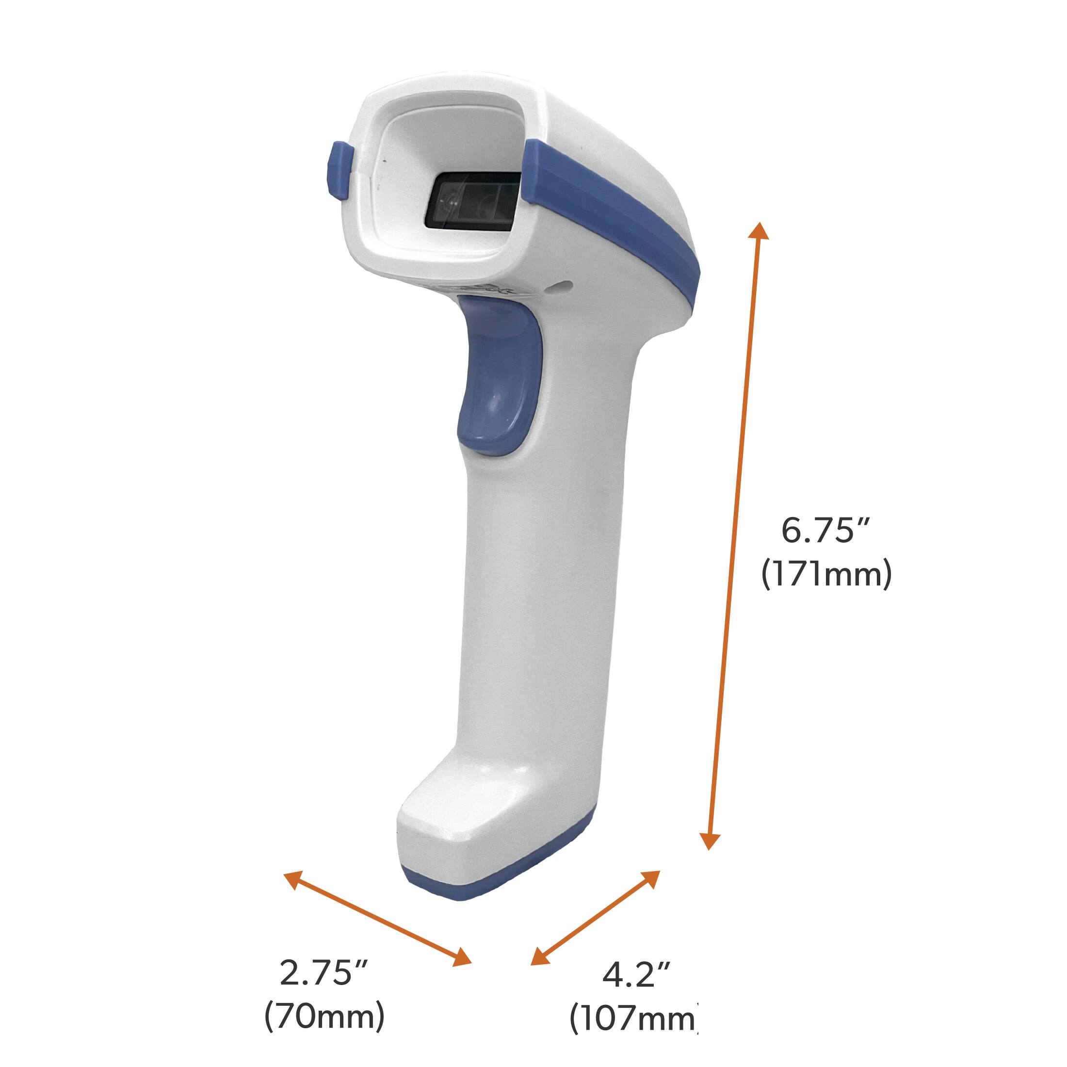 6.75" (171mm)  
2.75" (70mm)  
4.2" (107mm)