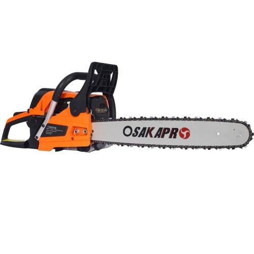 Front. Wikistore - 22 Inch 58cc Gas Chainsaw, 3.2HP Gasoline Chain Saw for Tree Cutting & Firewood.
