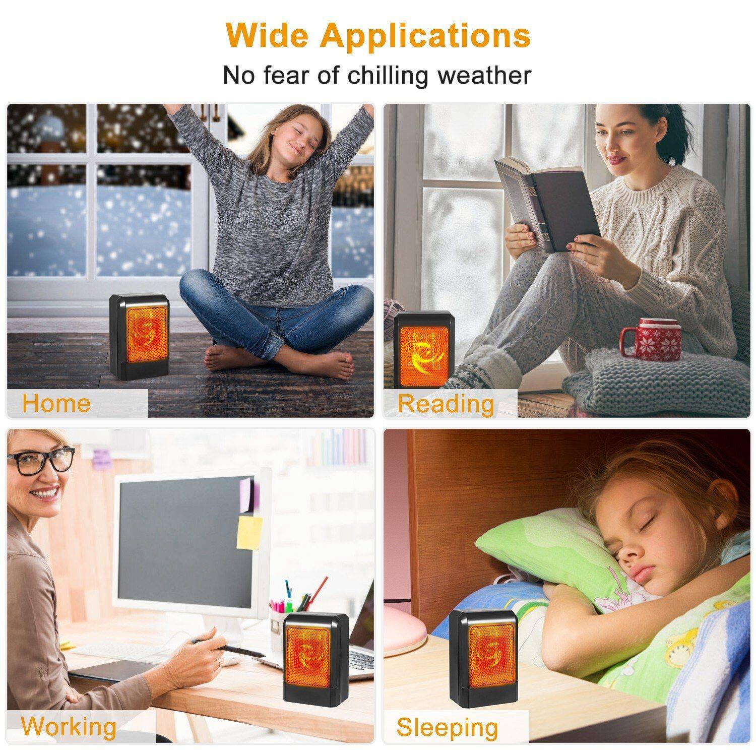 Wide Applications  
No fear of chilling weather  

Home  
Reading  
Working  
Sleeping
