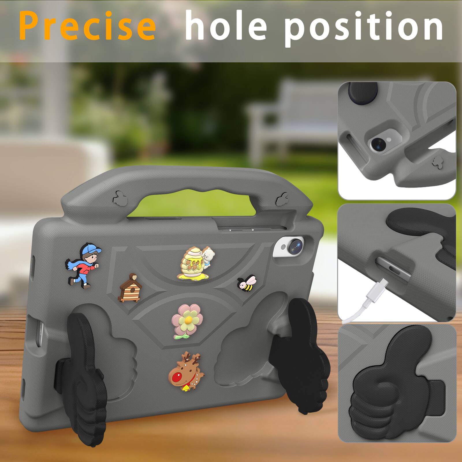 Precise hole position