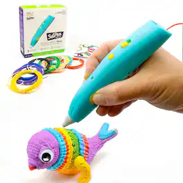 myFirst - 3dPen Make - Starter Kit 3D Pen for Kids, Wireless 3D Pen with 6 PLA Filament Colors Age 5-15 Years