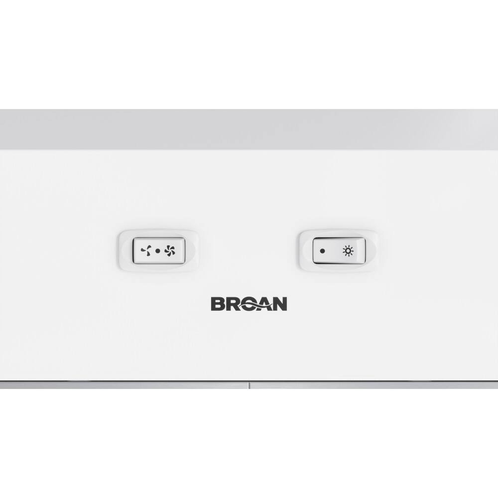 Alt View 6. Broan - Broan-NuTone 30-Inch Under Cabinet Range Hood, ENERGY STAR, 350 Max Blower CFM - White.