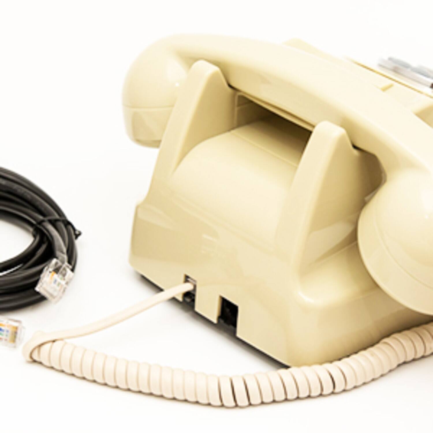 Alt View 4. PopMarket - GPO Retro GPO746PBIVR 746 Desktop Push Button Telephone - Ivory   - MISC ACCESSORY - White.