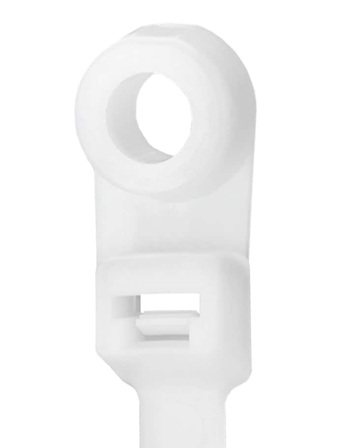 Grizzly Supply - 8" 50lb Screw Mount Cable Tie 30/bag - Natural