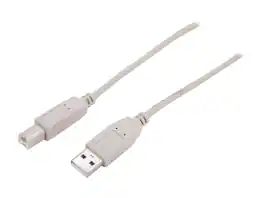 Nippon Labs - Beige 15 ft. USB Cable A/Male to B/Male Model 15ft USB-15-AB 15 Feet