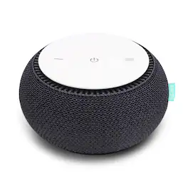 SNOOZ - Smart White Noise Machine, Non-Looping White Noise with Real Fan Inside - Charcoal
