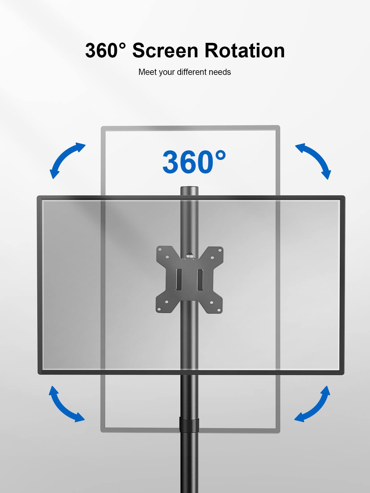 360° Screen Rotation, Meet your different needs, 360°