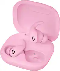 Front. Beats - Powerbeats Fit True Wireless Active Noise Canceling Earbuds - Power Pink.