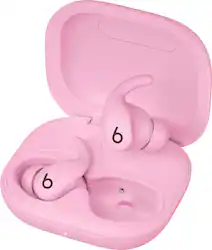 Beats - Powerbeats Fit True Wireless Active Noise Canceling Earbuds - Power Pink - Front_Zoom