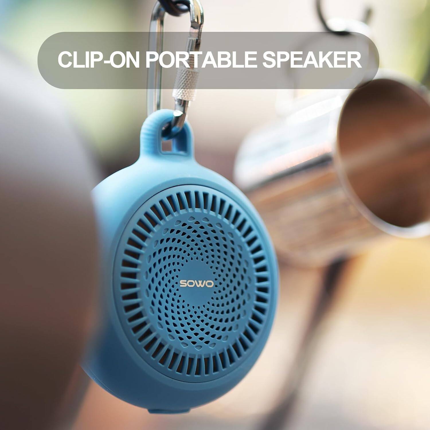 CLIP-ON PORTABLE SPEAKER  
SOWO