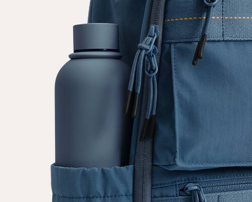 Alt View 4. Bagsmart - Moss 22L Backpack, 180° Full-Opening Work & Commute Daypack with 15.6" Laptop Sleeve for Daily Use - Black.