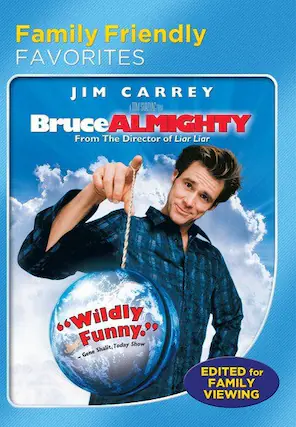 Front. Bruce Almighty (Family Friendly Version) - DVD.
