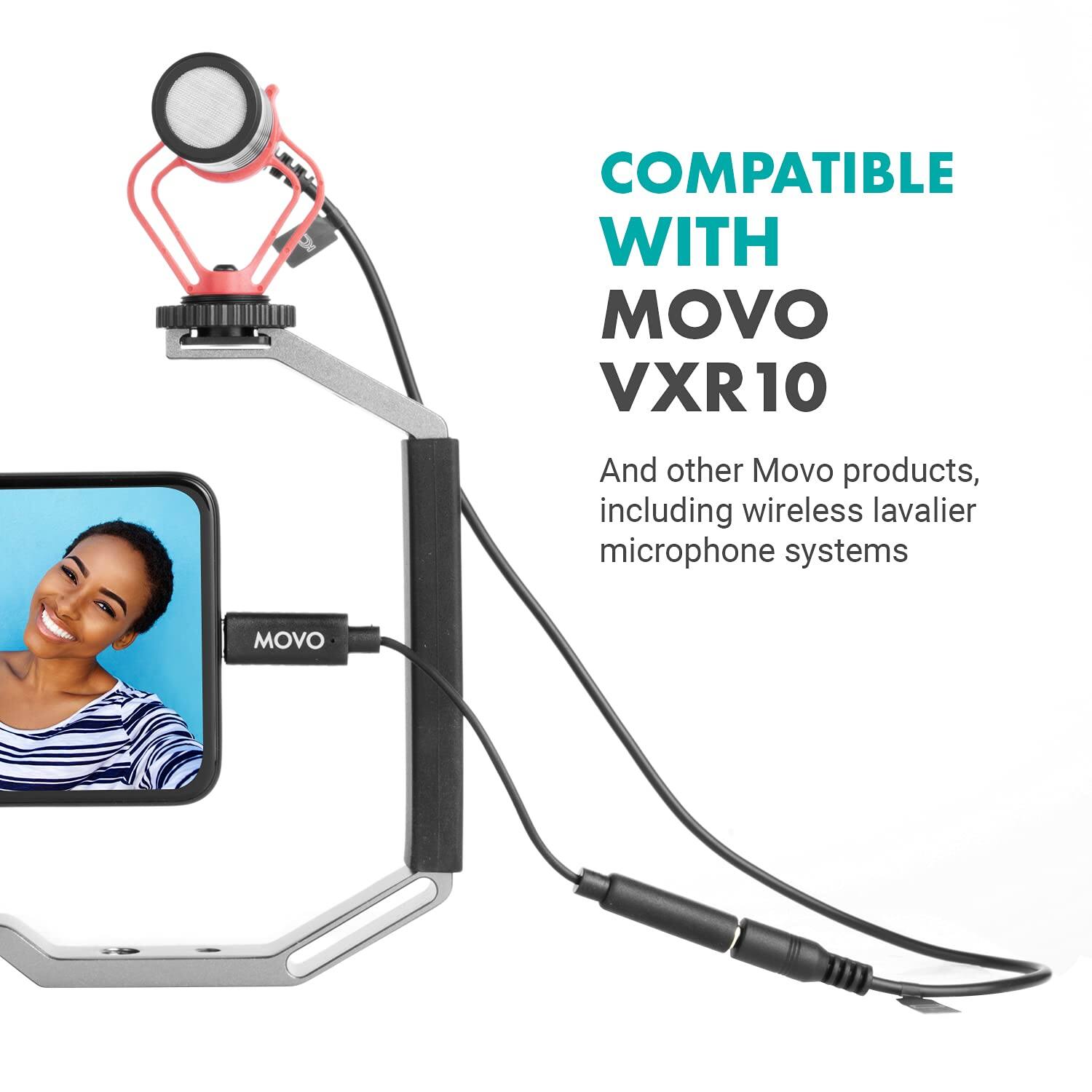 COMPATIBLE WITH MOVO VXR10

And other Movo products, including wireless lavalier microphone systems