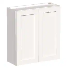 Boyel Living - 33-in W x 36-in H x 12-in D Shaker RTA Kitchen Wall Cabinet with Soft-Close - White Shaker