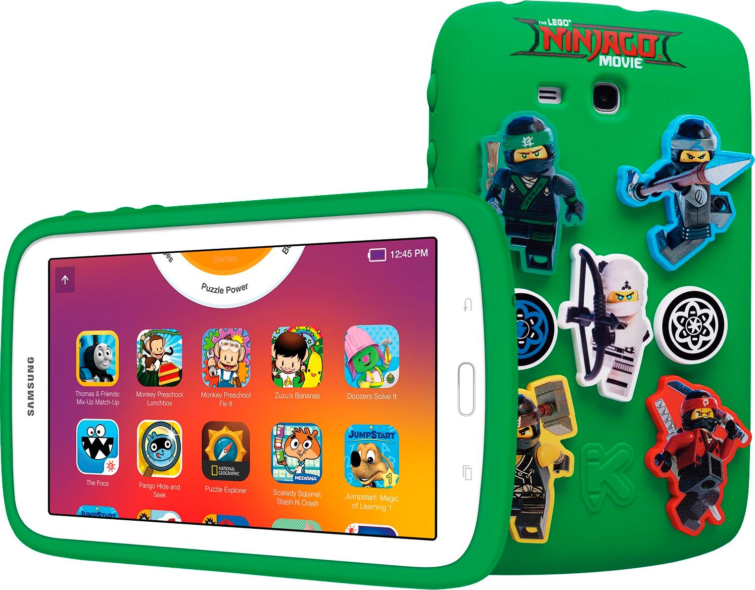 Samsung Galaxy Kids Tablet The Lego® Movie Edition White SM-T113NDWNCCC Best Buy