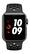 Front. Apple - Apple Watch Nike+ Series 3 (GPS + Cellular), 38mm Space Gray Aluminum Case with Anthracite/Black Nike Sport Band - Space Gray.