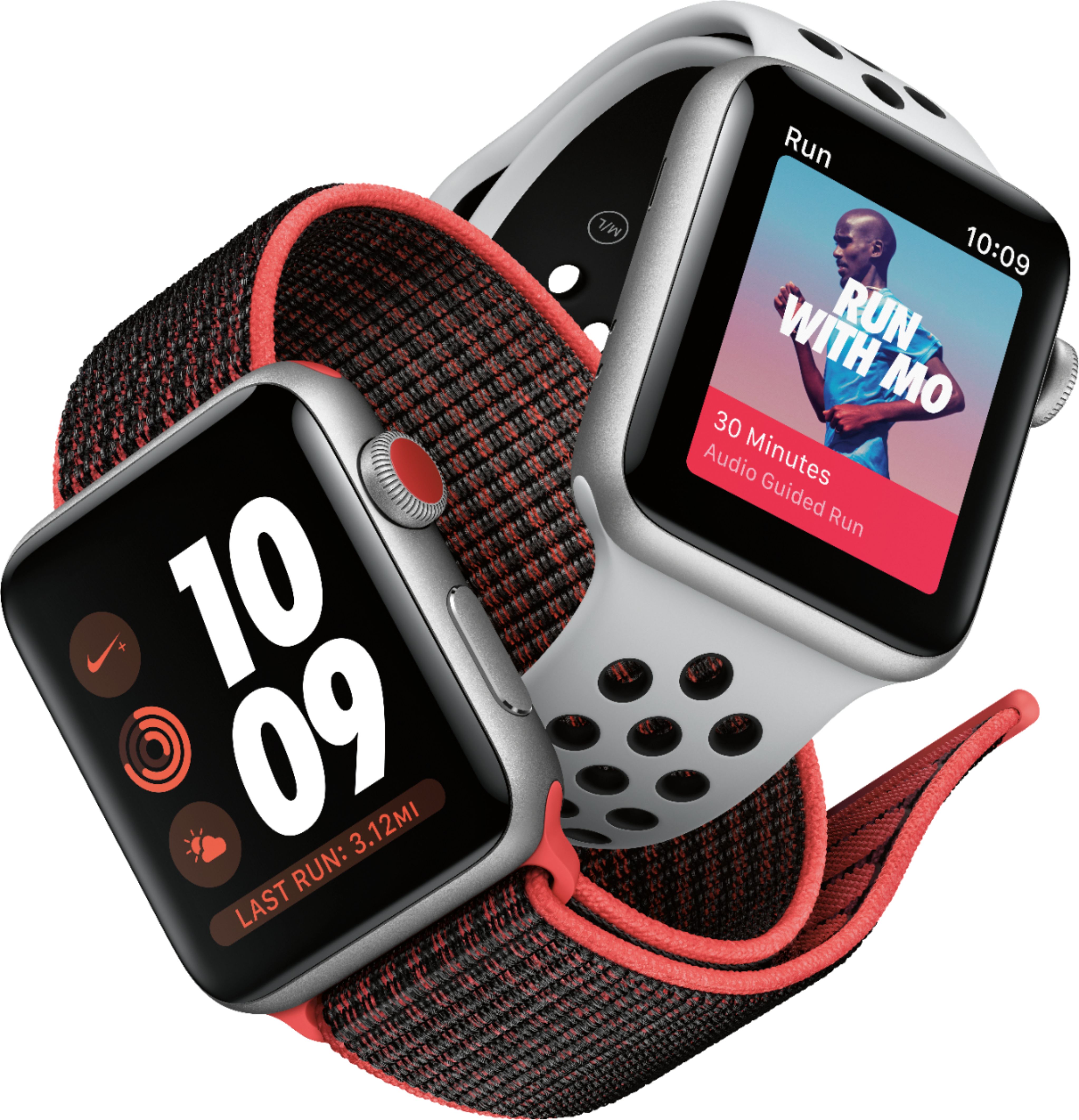 Best Buy: Apple Watch Nike+ Series 3 (GPS + Cellular) 42mm Silver 