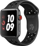 Best Buy Apple Watch Nike Series 3 GPS Cellular 42mm Space Gray Aluminum Case with Anthracite Black Nike Sport Band Space Gray 2015 MQLD2LL A