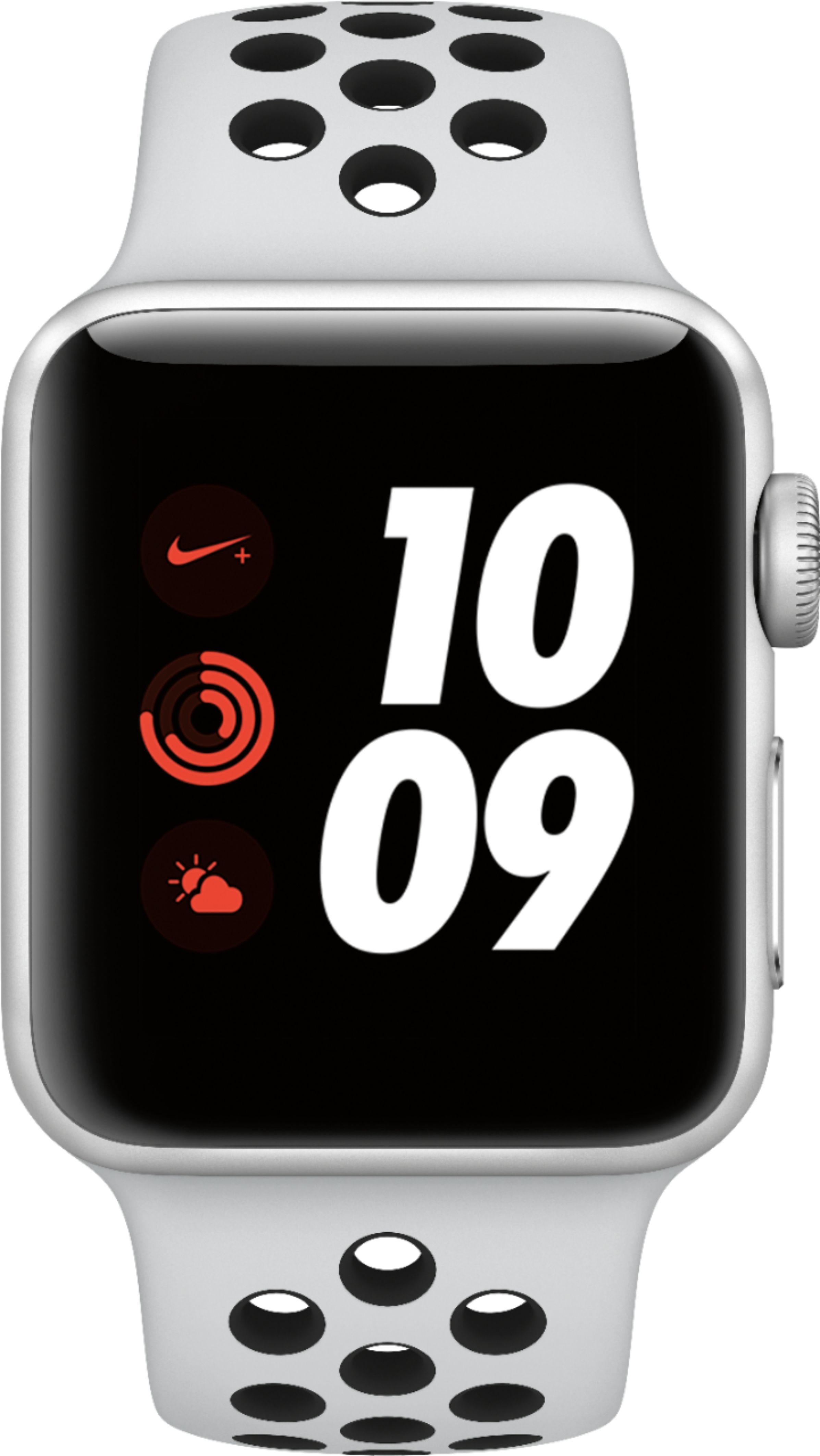 Best Buy: Apple Watch Nike+ Series 3 (GPS + Cellular) 38mm Silver Aluminum Case with Pure 