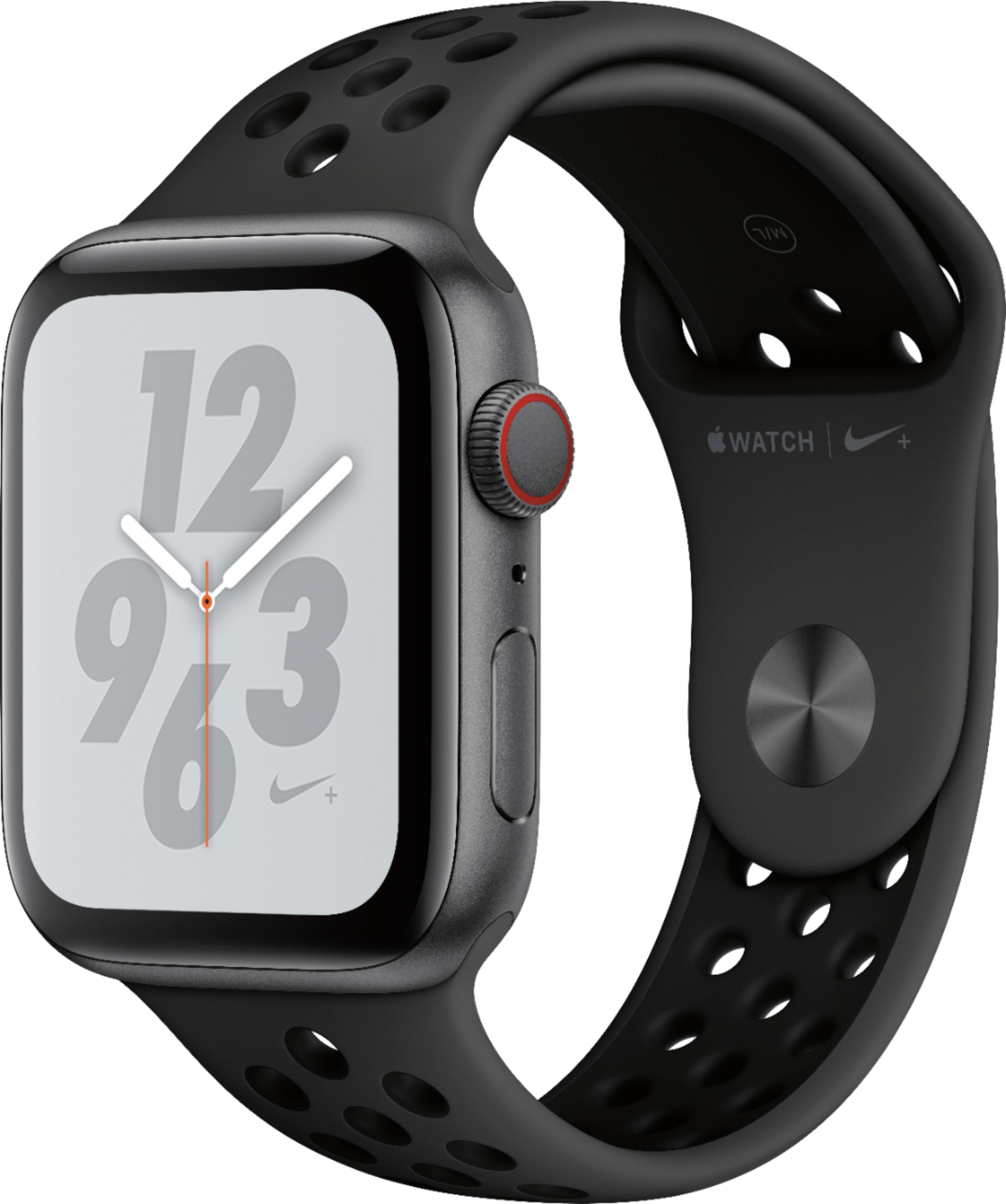 Best Buy: Apple Watch Nike+ 4 (GPS + Cellular) 44mm Space Gray Aluminum Case with Anthracite/Black Nike Band Space Gray Aluminum (AT&T) MTXE2LL/A