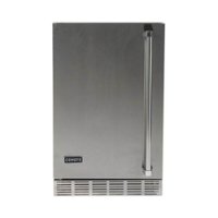 Coyote - 5.5 Cu. Ft. Mini Fridge - Stainless Steel - Front_Zoom