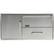 Front. Coyote - Warming Drawer and Access Doors Combo - Stainless Steel.