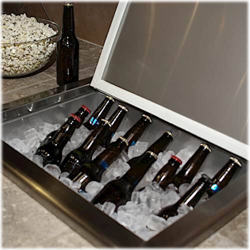 Alt View 12. Coyote - 2.1 Cu. Ft. Drop In Cooler - Stainless Steel.