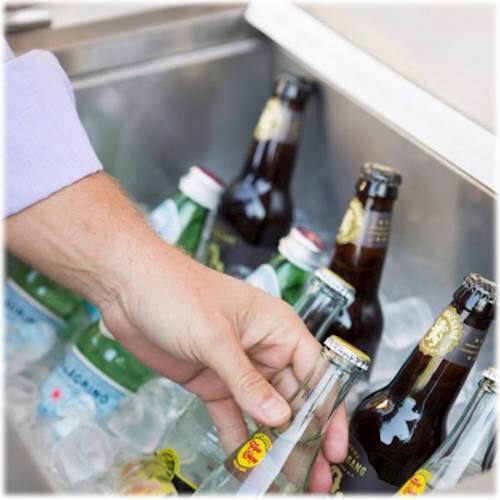 Alt View 13. Coyote - 2.1 Cu. Ft. Drop In Cooler - Stainless Steel.