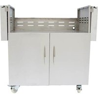 Coyote - 36" Charcoal Grill Cart - Stainless Steel - Angle_Zoom