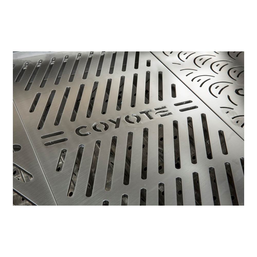 Coyote - Signature Grates for 28" and 42" Grills (3-Pack) - Silver