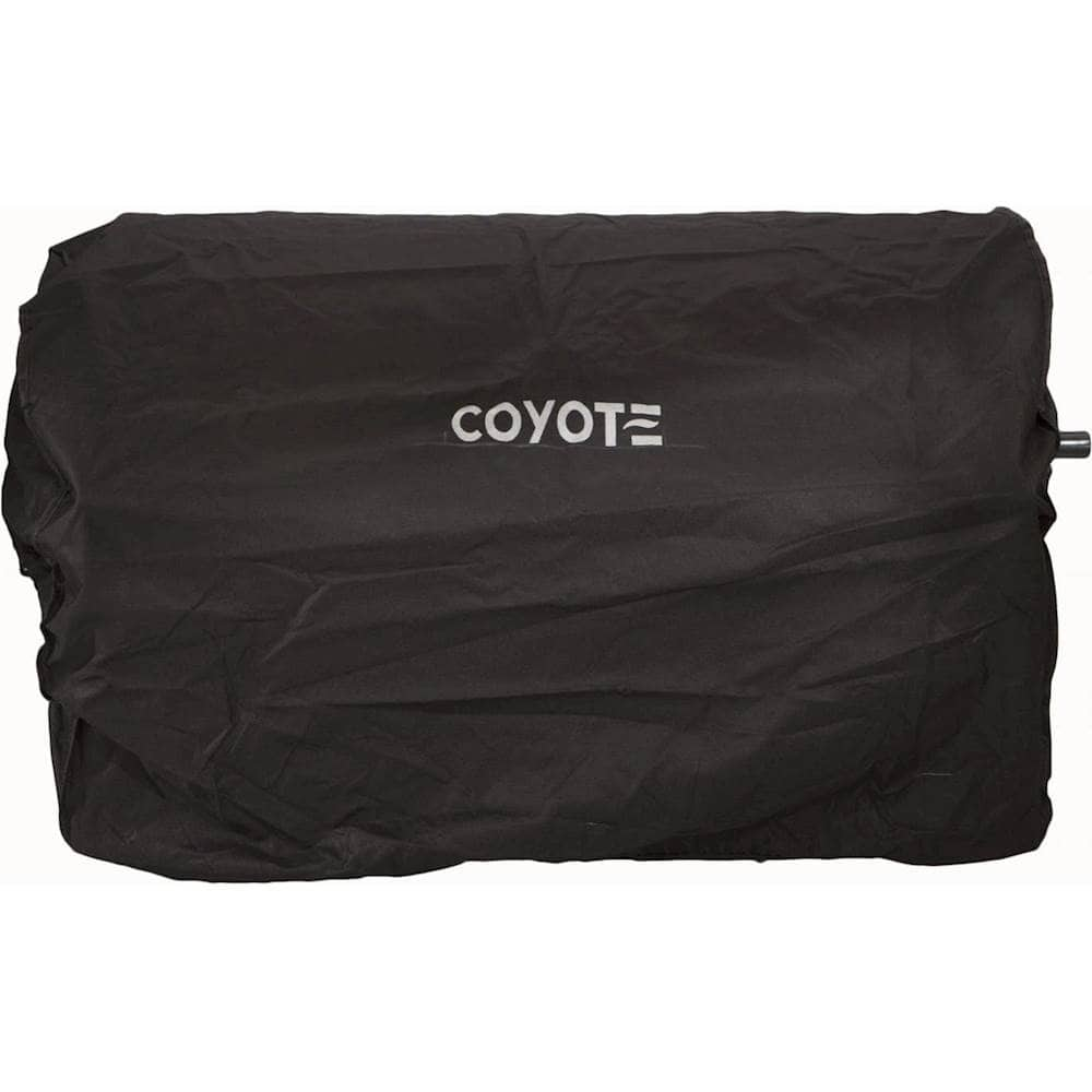 Angle View: Cover for Most Coyote 36" Built-in Grills - Black