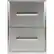 Left. Coyote - Two-Drawer Cabinet - Silver.
