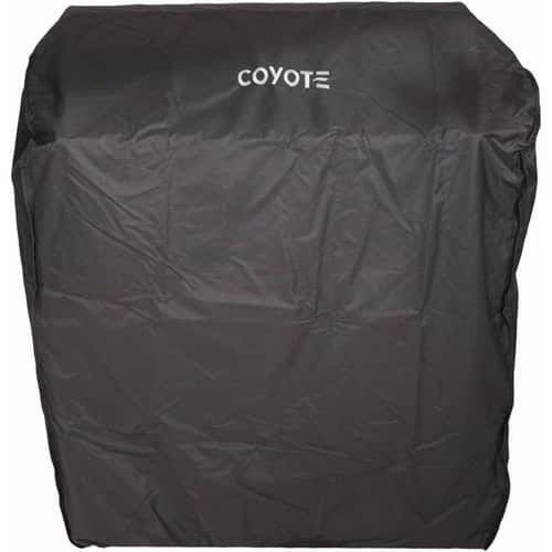 Angle. Coyote - Cover for Select 50" Grills - Black.