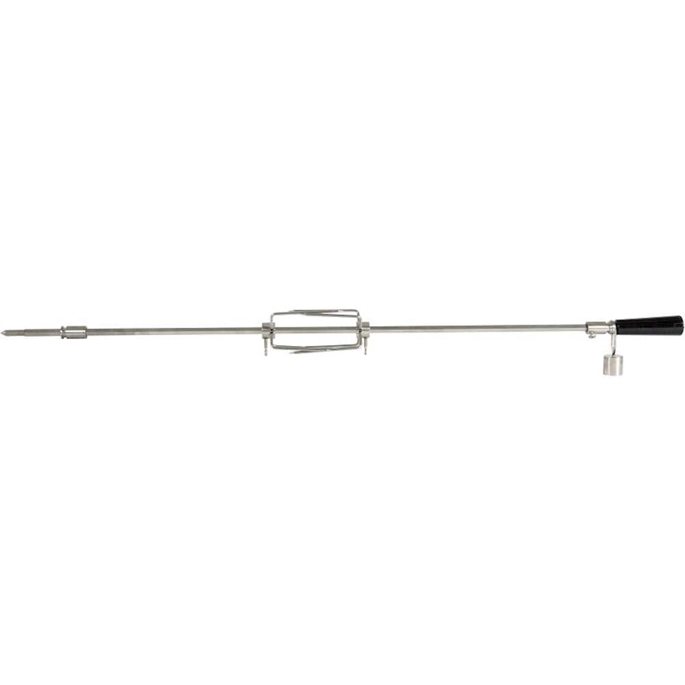 Angle View: Rotisserie Kit for Coyote C-Series 36" Gas Grills - Stainless Steel