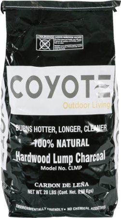 Coyote - Hardwood Lump Charcoal - Black
