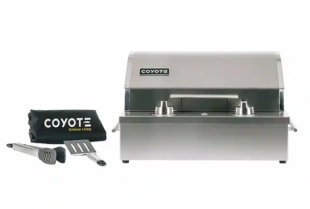 Alt View 11. Coyote - Electric Grill - Stainless Steel.