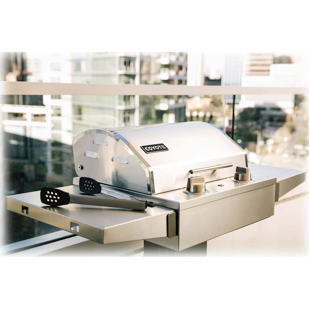Alt View 15. Coyote - Electric Grill - Stainless Steel.