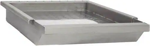 Angle. Coyote - 14" Griddle - Stainless Steel.