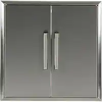 Coyote Outdoor Living - 26" Double Access Doors - Stainless Steel - Front_Zoom