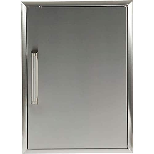 Front. Coyote Outdoor Living - 24" x 17" Single Access Door - Stainless Steel.