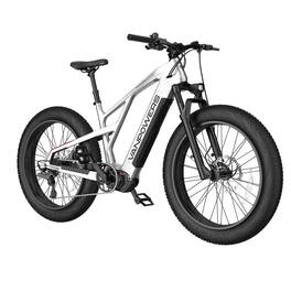Vanpowers - GrandTeton Ultra Adult 26" Step-Over 500W Mid Drive E-Bike - Galaxy Silver