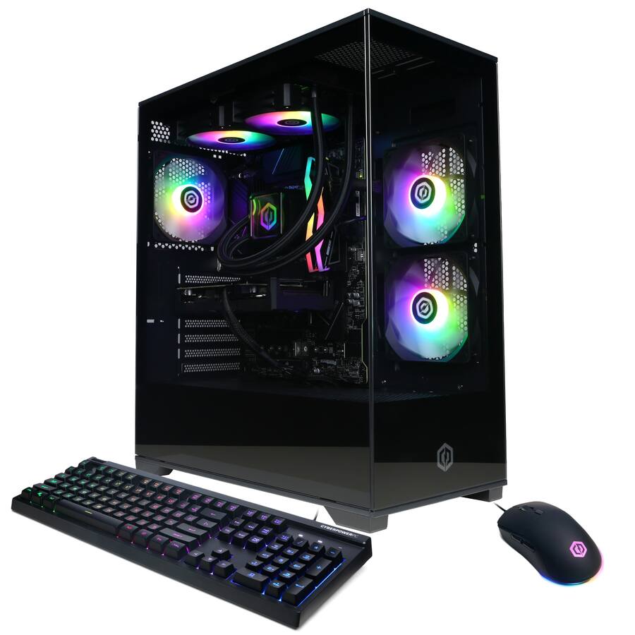 CyberPowerPC Gaming Desktop Intel Core i7 14700KF NVIDIA GeForce CyberPowerPC Gaming Desktop Intel Core i7 14700KF NVIDIA GeForce