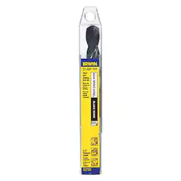 Irwin - 37/64 X 6 L High Speed Steel Drill Bit Straight Shank 1 pc