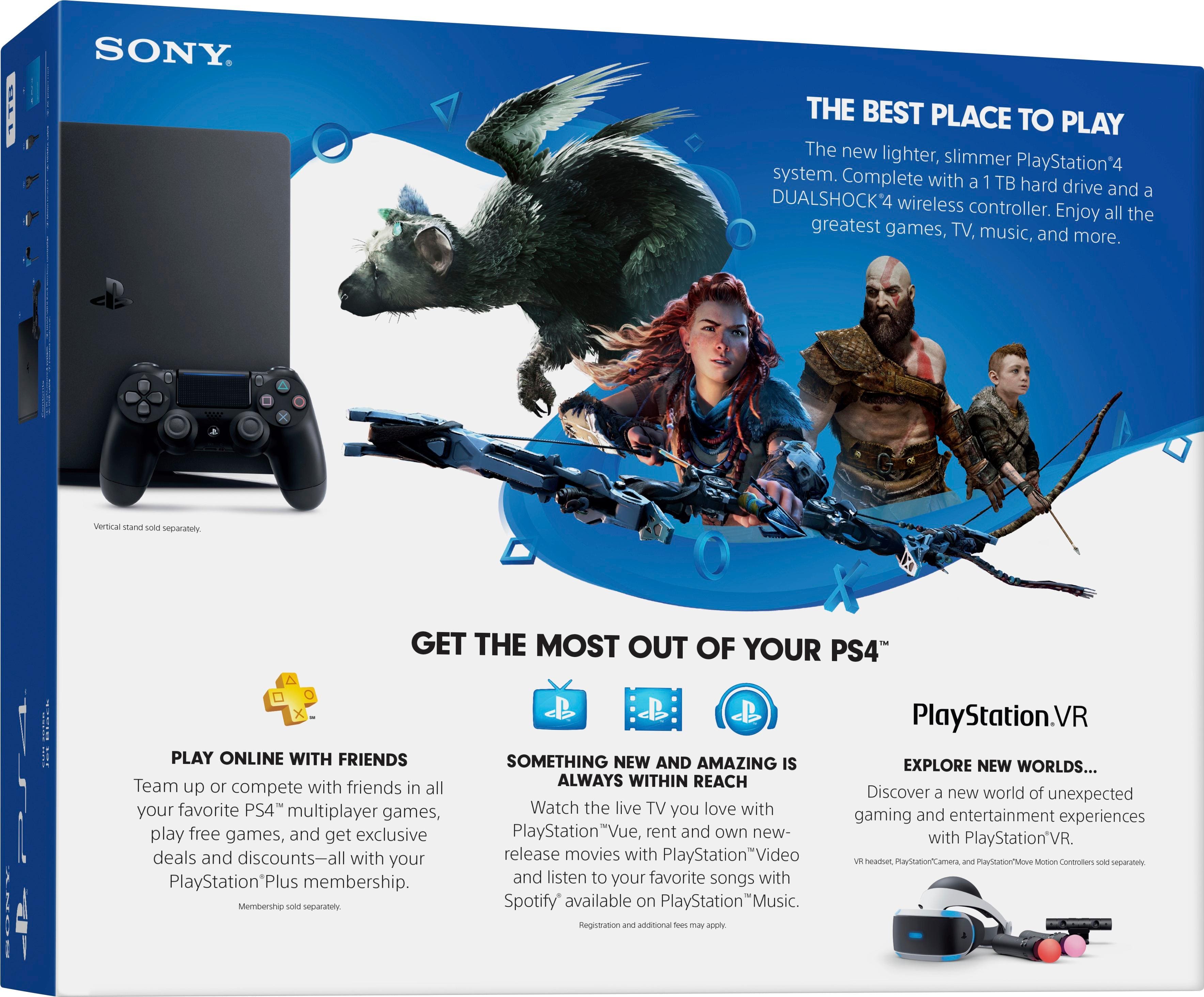 Sony PlayStation 4 500GB Jet Black Console for sale online