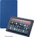 Front. Amazon - Folio Case for Amazon Fire HD 10 (7th Generation) - Marine Blue.